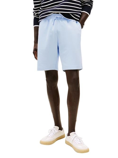 Pantaloncino uomo celeste in spugna Tommy Hilfiger | MW0MW37240C1O